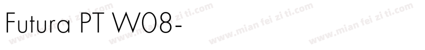 Futura PT W08字体转换